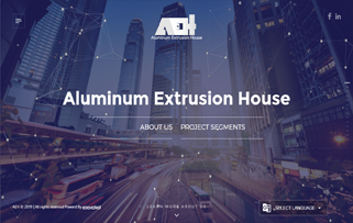 Aluminum Extrusion House website preview
